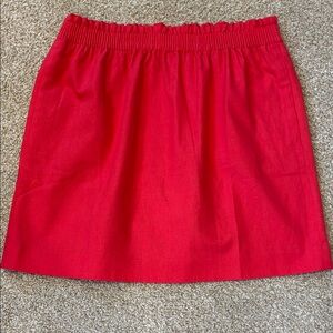 J Crew - Linen/Cotton Blend Skirt with Pockets (lined)